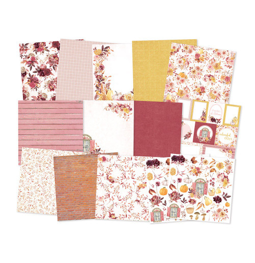 P13 Double-Sided Paper Pad 12"X12"-Hello Autumn P13HAU08