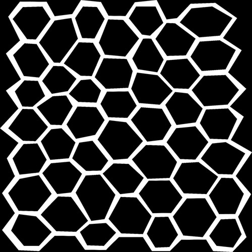 Crafter's Workshop Template 6"X6"-Wonky Honeycomb TCW6X6-1069 - 842254030699