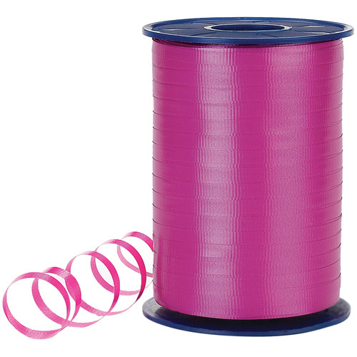 Morex Crimped Curling Ribbon .1875"X500yd-Cerise 253/5-606 - 750265536065