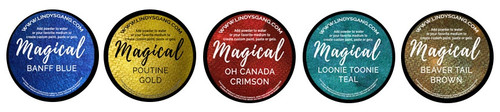 Lindy's Stamp Gang Magicals .25oz 5/Pkg-Great White - MAGICAL-22 - 818495018253