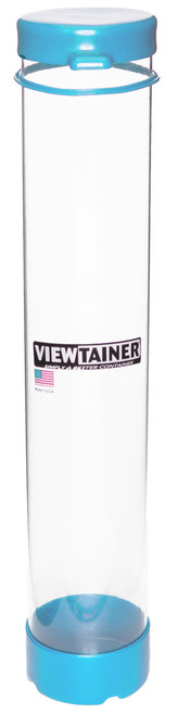 Viewtainer Tethered Cap Storage Container 2.75"X15"-Sky Blue - CRT27515-9 - 787660889151