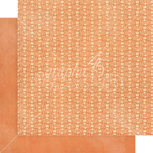 Graphic 45 Patterns & Solids Pack 12"x12"-Hello Pumpkin G4502718