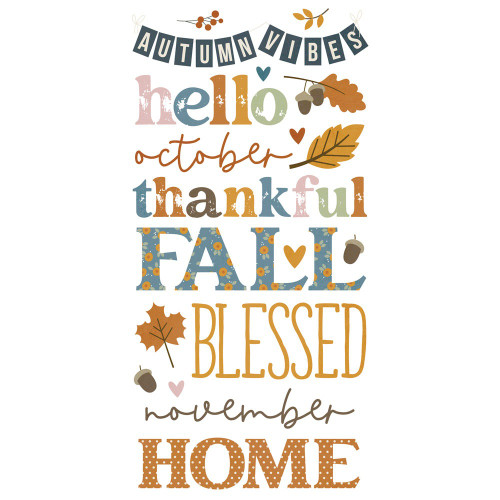Acorn Lane Foam Stickers-36/Pkg AL21025