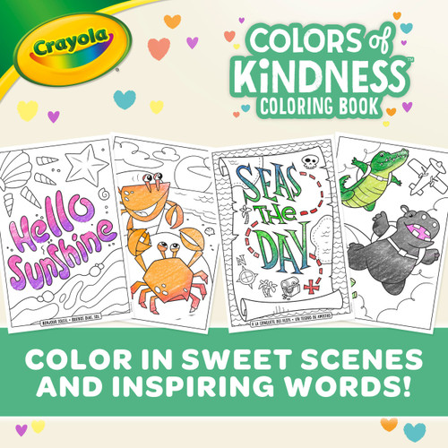 Crayola Coloring Book-Colors Of Kindness, 96 Pages - 42733 Crayola Coloring Book-Colors Of Kindness, 96 Pages - 42733