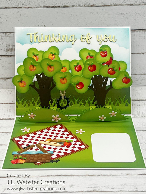 Karen Burniston Dies-Small Scenes Bam Box Pop-up - KBR1238 Karen Burniston Dies-Small Scenes Bam Box Pop-up - KBR1238