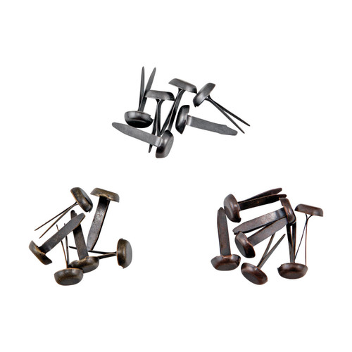 Idea-Ology Metal Large Fasteners-Antique Silver, Copper & Brass - TH94314