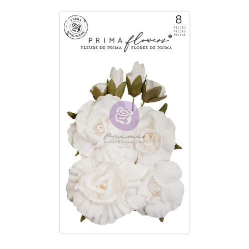 Prima Marketing Sharon Ziv Paper Flowers-Lily White SZ661113 - 655350661113