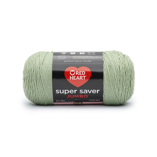 Red Heart Super Saver Jumbo Yarn-Frosty Green - E302C-0661 - 073650814761