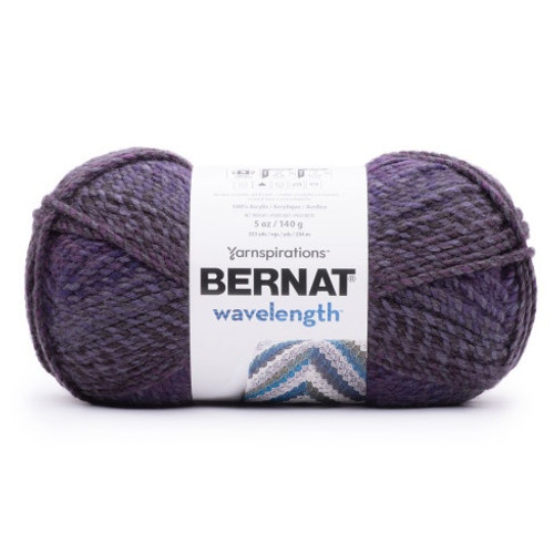 Bernat Wavelength Yarn-Tanzanite 161007-07019 - 057355478398