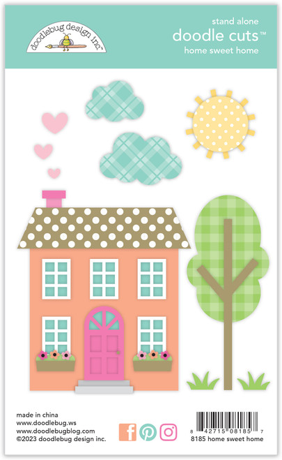Doodlebug Doodle Cuts-Home Sweet Home, Hello Again DB8185 - 842715081857