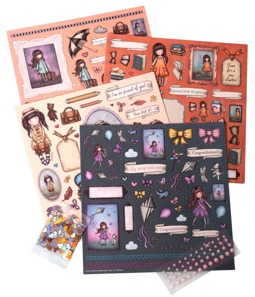 Studio Light Gorjuss Die-Cut Sheets And Embellishment pack-Nr. 03, Papers/Sequin/Pearl - RESDCS03 Studio Light Gorjuss Die-Cut Sheets And Embellishment pack-Nr. 03, Papers/Sequin/Pearl - RESDCS03