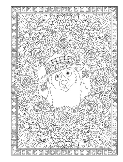 Creative Haven: Adorable Dogs Coloring BookB6849638