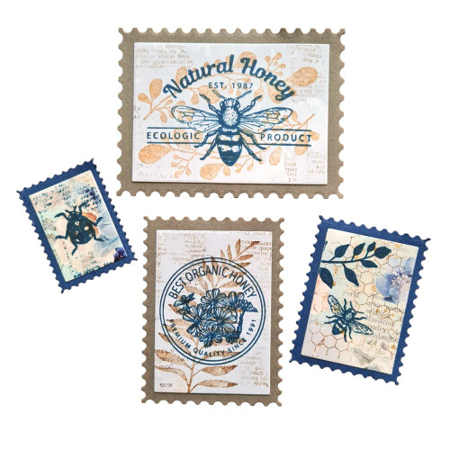 Elizabeth Craft Metal Die-Postage Stamps - EC2026