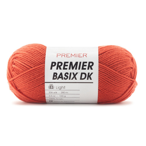 Premier Yarns Basix DK Yarn-Pumpkin 1142-55 - 840166819722