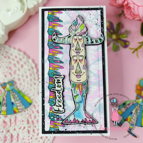 Dress My Craft Transfer Me Sheet A4-Beautiful Faces MCDP4688