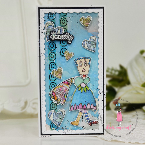 Dress My Craft Transfer Me Sheet A4-Beautiful Faces MCDP4688