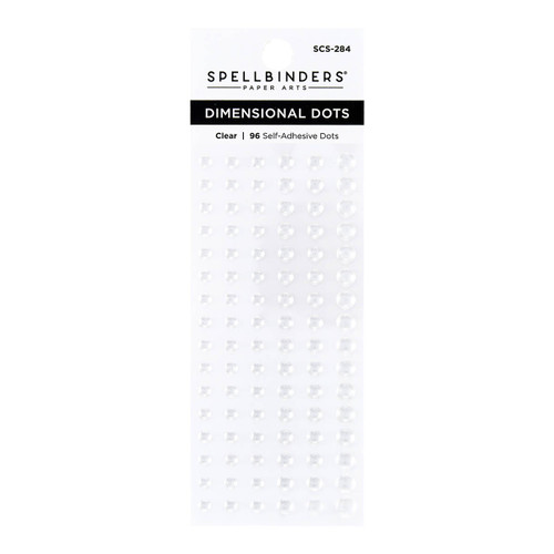 Spellbinders Dimensional Enamel Dots-Clear SCS284 - 811305039745