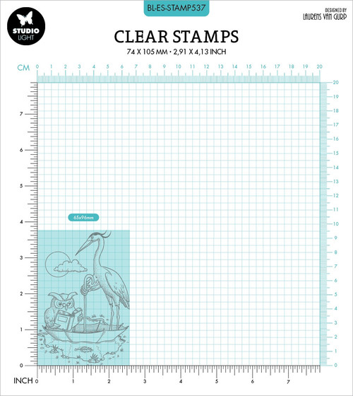 Studio Light Clear Stamps By Laurens Van Gurp-Nr. 537, A Wise Owl STAMP537