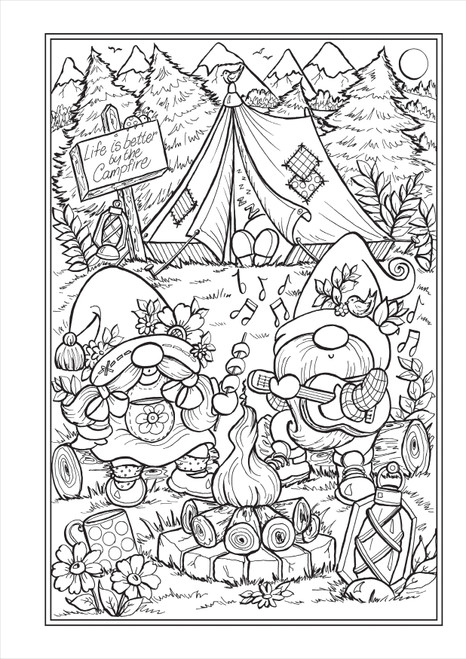 Creative Haven: Gnome Sweet Gnome Coloring Book-Softcover - B6851013 Creative Haven: Gnome Sweet Gnome Coloring Book-Softcover - B6851013