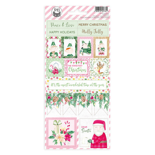 Santa's Workshop Cardstock Stickers-#02 P13SAN12 - 5904619327761