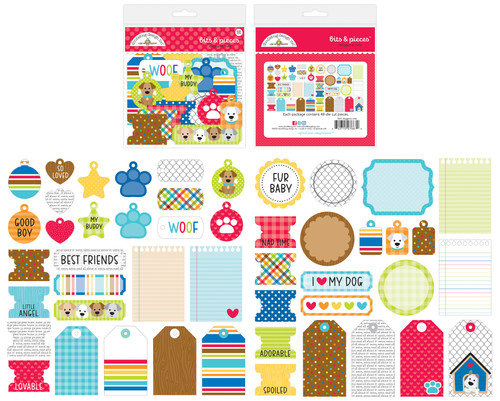 Doodlebug Odds & Ends Bits & Pieces Die-Cuts-Doggone Cute OE7667 - 842715076679