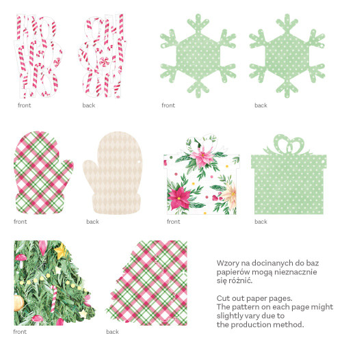 P13 Light Chipboard Album Base With Papers 6"X6"-Mix and Match, Santa's Workshop - P13SAN56 P13 Light Chipboard Album Base With Papers 6"X6"-Mix and Match, Santa's Workshop - P13SAN56