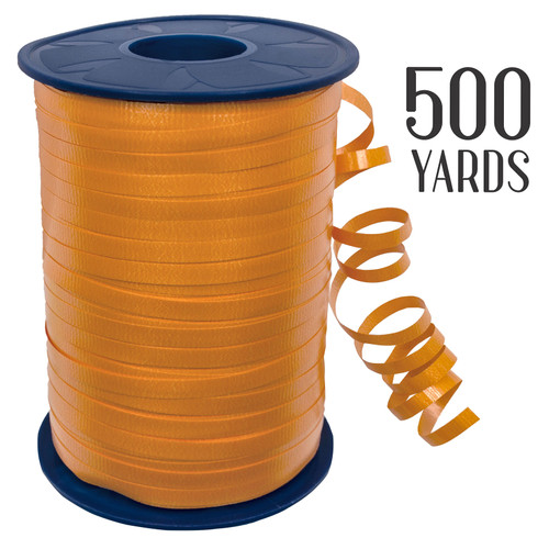 Morex Crimped Curling Ribbon .1875"X500yd-Orange 253/5-620