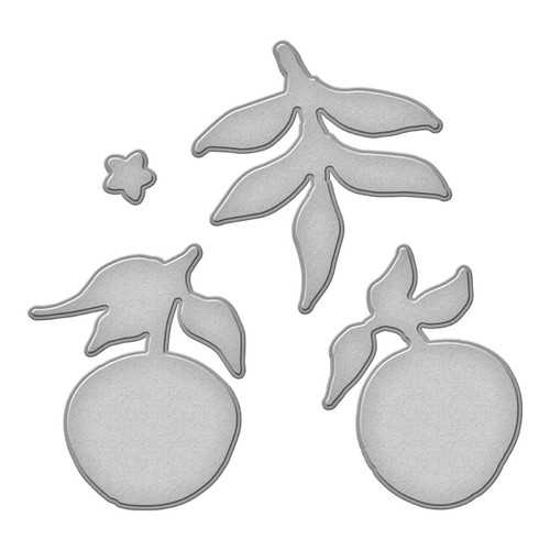 Spellbinders Etched Dies By Simon Hurley-Sketched Citrus S41287