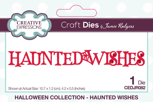 Creative Expressions Craft Dies By Jamie Rodgers-Halloween Haunted Wishes CEDJR082 - 5055305983713