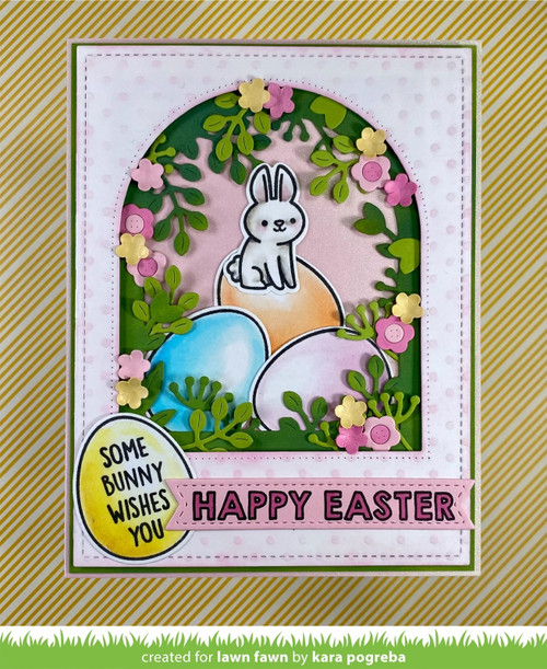 Lawn Fawn Clear Stamps 3"X4"-Eggstraordinary Easter Add-On LF3079