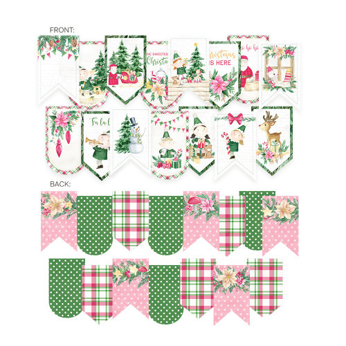 Santa's Workshop Double-Sided Cardstock Die-cuts 15/PkgP13SAN32