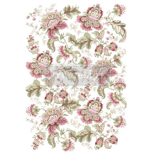Prima Marketing Re-Design Decor Transfers 24"X35"-Boho Paisley - RE665531 - 655350665531
