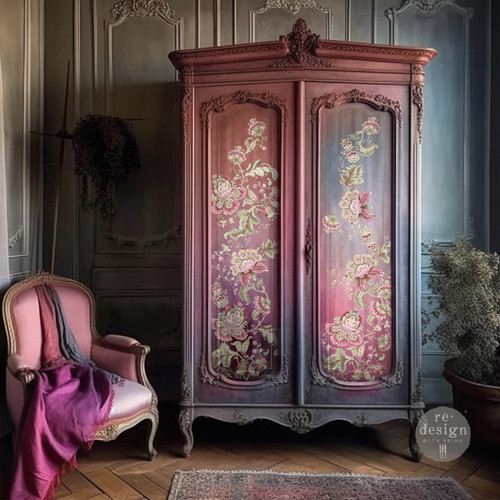 Prima Marketing Re-Design Decor Transfers 24"X35"-Boho Paisley - RE665531