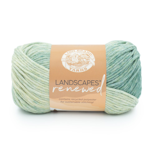 Lion Brand Landscapes Renewed Yarn-Sweet Mint 542-219AB - 023032133843