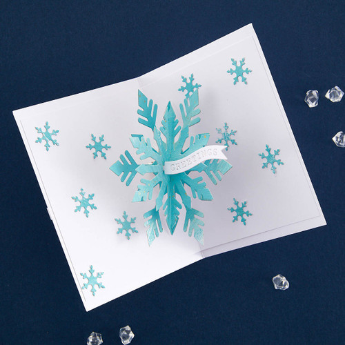 Spellbinders Etched Dies By Bibi Cameron-Snowflakes Pop-Up Snowflake S6212