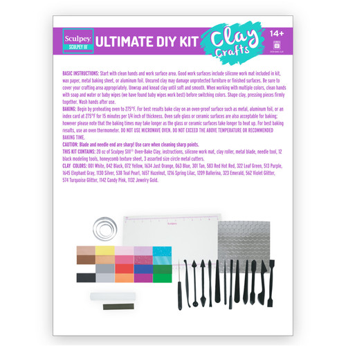 Sculpey III Ultimate DIY Kit-Clay Crafts, Assorted K36075