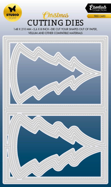 Studio Light Essentials Cutting Die-Nr. 563, Tree Card - LESCD563 - 8713943143193 Studio Light Essentials Cutting Die-Nr. 563, Tree Card - LESCD563 - 8713943143193