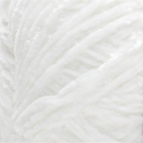 Bernat Baby Velvet Big Ball Yarn-Snowy White - 164186-86060