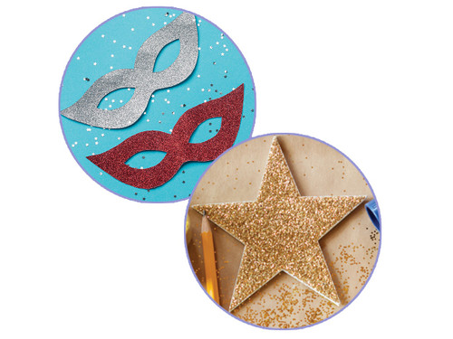 Craft Medley Glitter Confetti Vials 50g 6/Pkg-Metallique - GC407-B Craft Medley Glitter Confetti Vials 50g 6/Pkg-Metallique - GC407-B