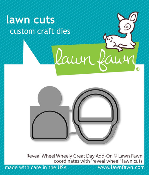 Lawn Cuts Custom Craft Die-Reveal Wheel: Wheely Great Day Add-On LF3073 - 789554578523