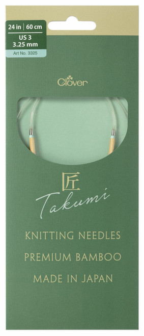 TAKUMI Pro Circular Knitting Needles 24"-US 3 / 3.25 mm 3325 - 051221233258