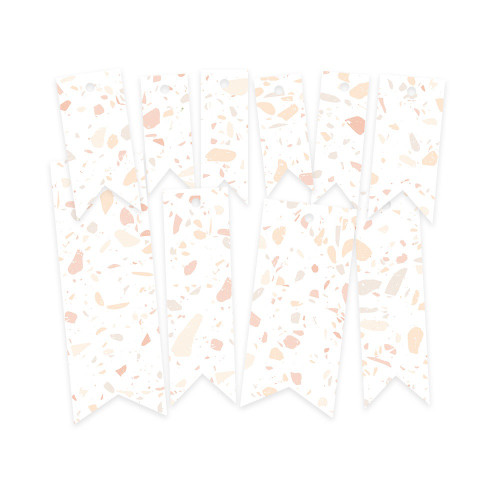 Coffee Break Double-Sided Cardstock Tags 10/Pkg-#02 - P13COF22