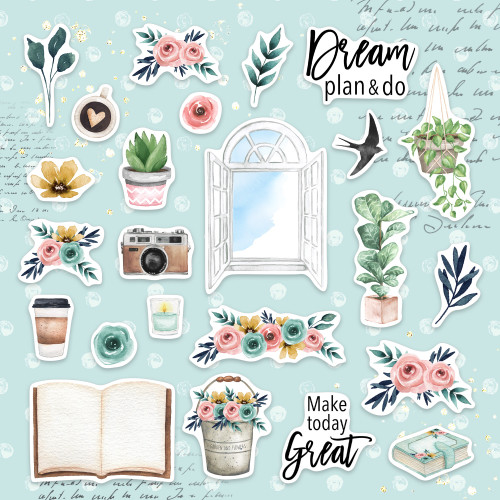 Dream Plan Do Ephemera Cardstock Die-CutsMP-61210