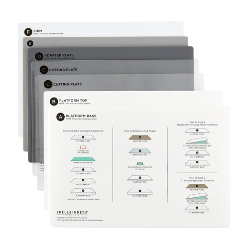 Spellbinders XL Universal Plate System-7 Plates PL131 - 811305039622