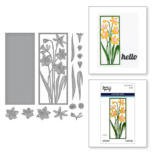 Spellbinders Etched Dies By Simon Hurley-Daffodil Frame - Photosynthesis - S41284