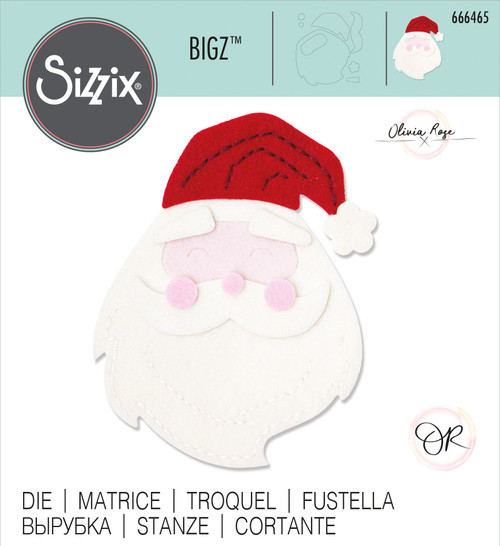 Sizzix Bigz Die By Olivia Rose-Santa Claus 666465 - 630454286363