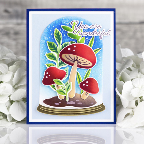 Pinkfresh Studio Stencils 4"X9" 4/Pkg-The Magic Is In You PF190523