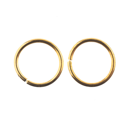 John Bead Jump Ring Round 10mm 100/Pkg-Gold 1401183