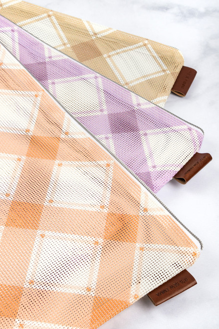 It's Sew Emma Mad For Plaid Project Bag-Lilac - ISE837 It's Sew Emma Mad For Plaid Project Bag-Lilac - ISE837