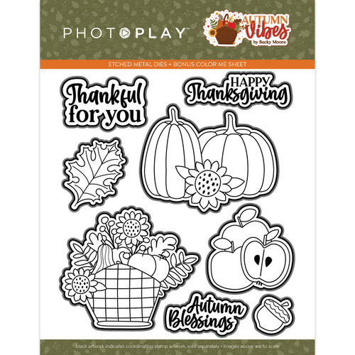 PhotoPlay Etched Die-Autumn Vibes ATV4045 - 709388340455